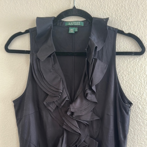 Lauren Ralph Lauren Black Sheath Mini Dress - Picture 2 of 8